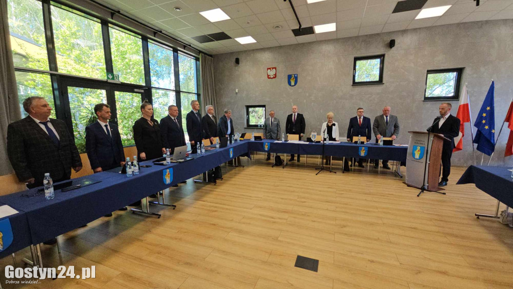 Sesja inaugurująca nową kadencję w Krobi