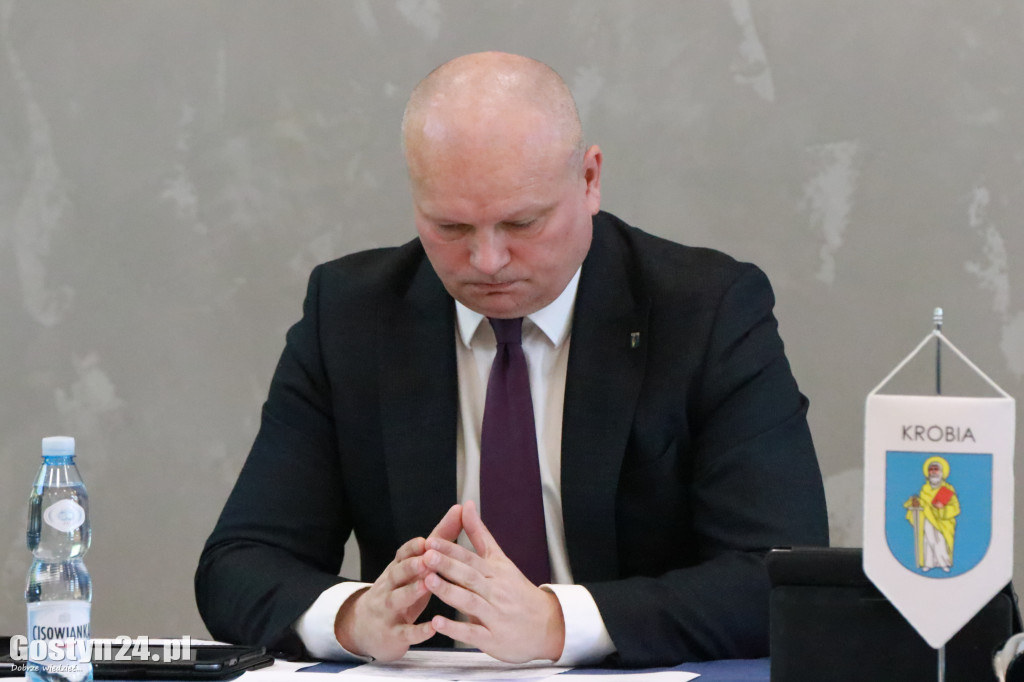 Sesja inaugurująca nową kadencję w Krobi