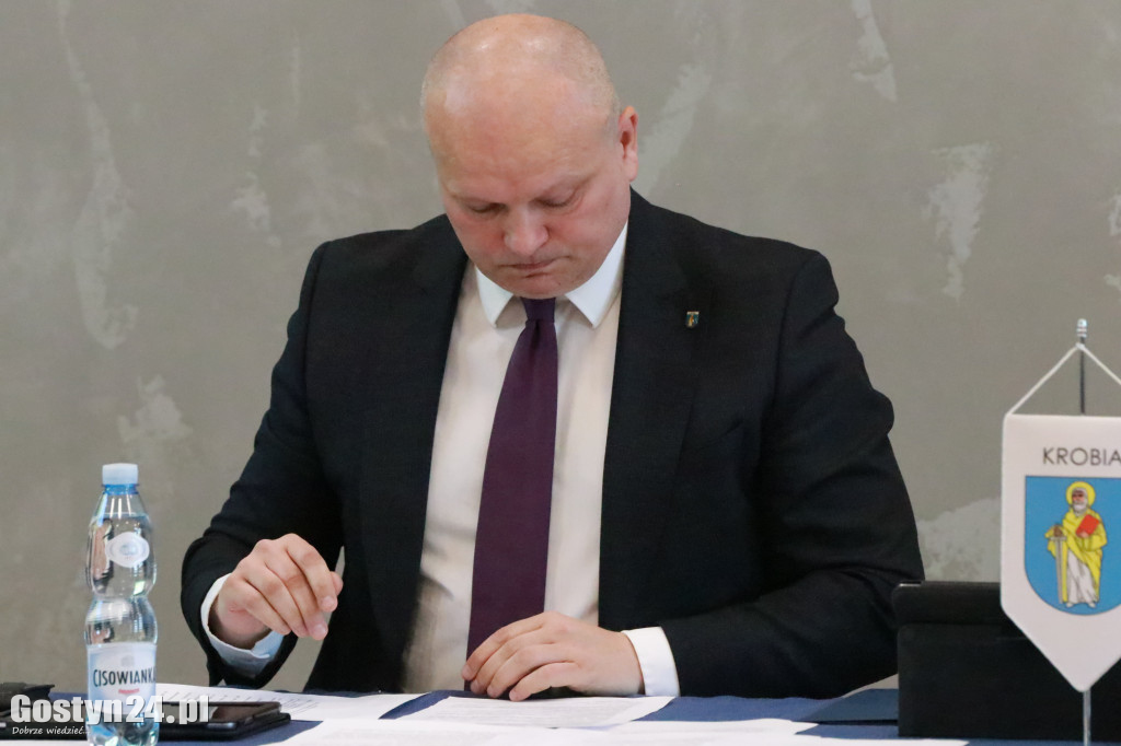 Sesja inaugurująca nową kadencję w Krobi