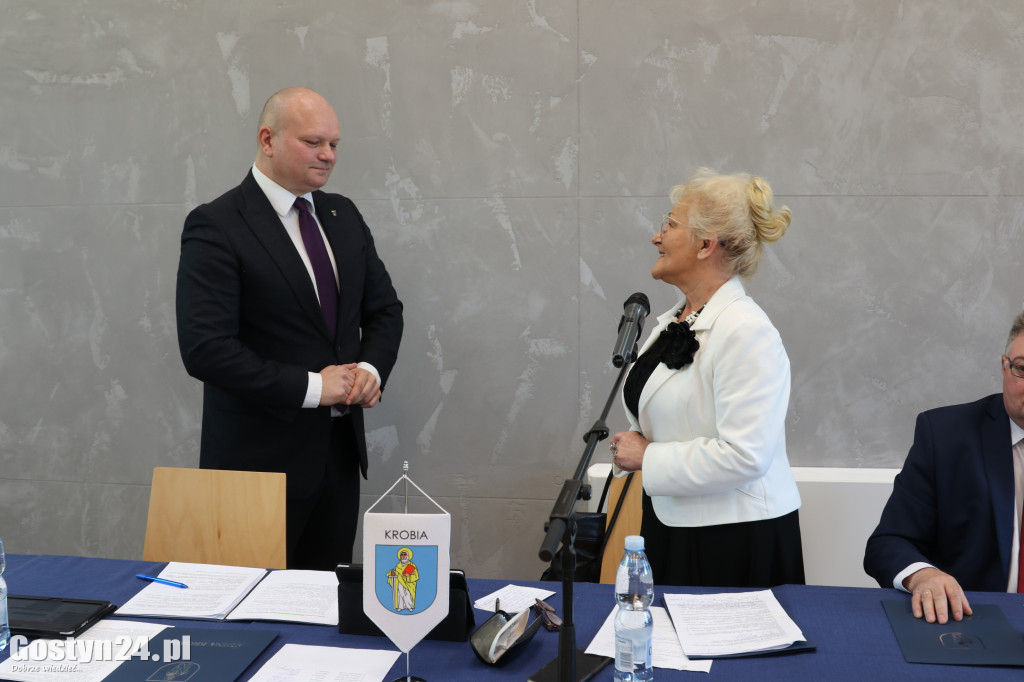 Sesja inaugurująca nową kadencję w Krobi