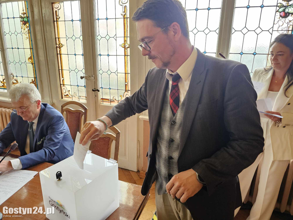 Pierwsze sesja nowej kadencji Rady Powiatu Gostyńskiego