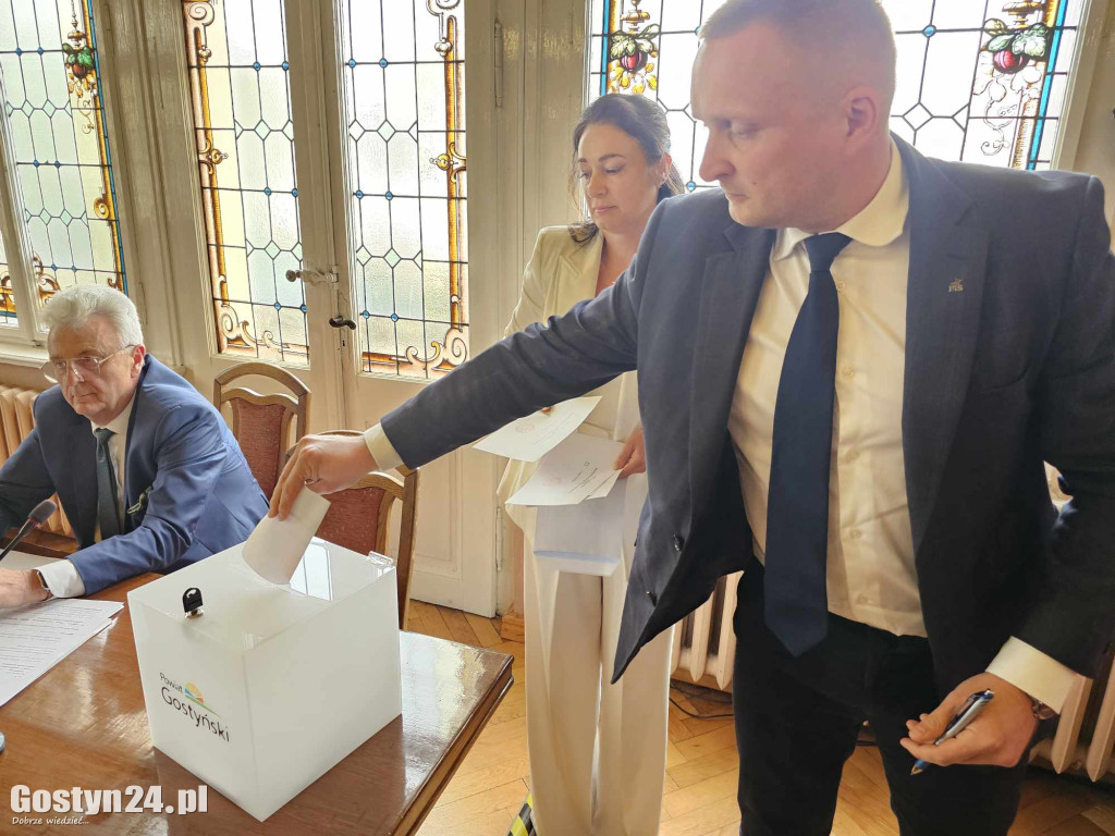 Pierwsze sesja nowej kadencji Rady Powiatu Gostyńskiego