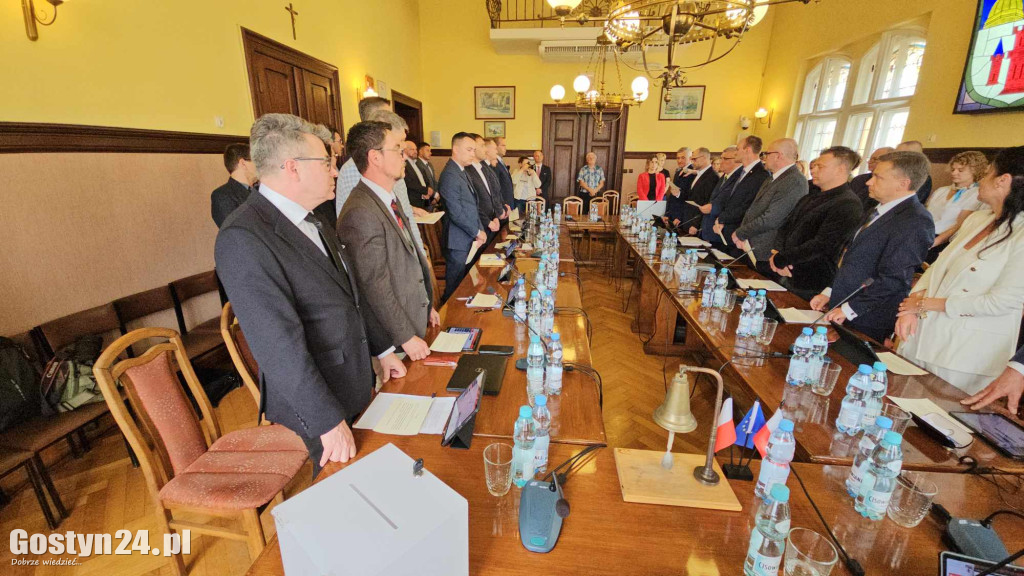 Pierwsze sesja nowej kadencji Rady Powiatu Gostyńskiego