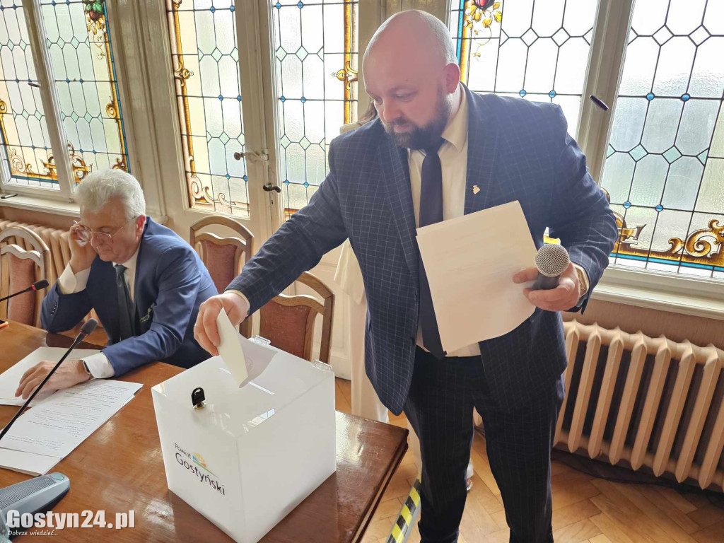 Pierwsze sesja nowej kadencji Rady Powiatu Gostyńskiego