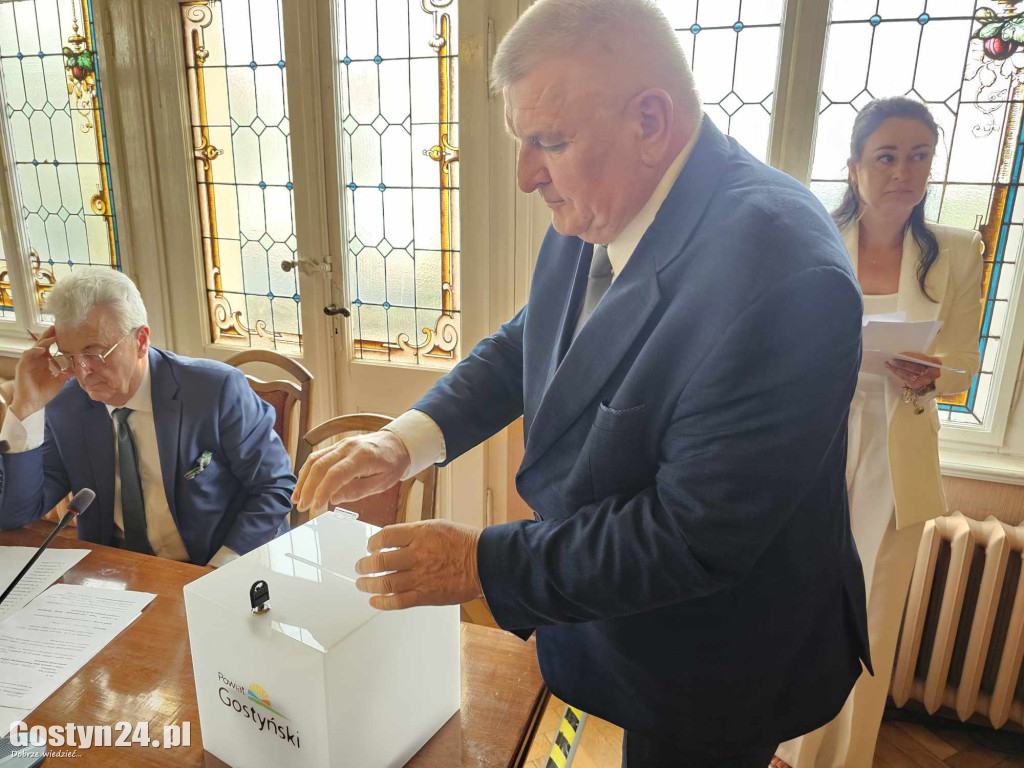 Pierwsze sesja nowej kadencji Rady Powiatu Gostyńskiego