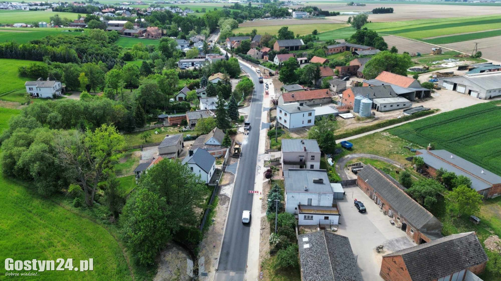 Remont drogi powiatowej w Brzeziu