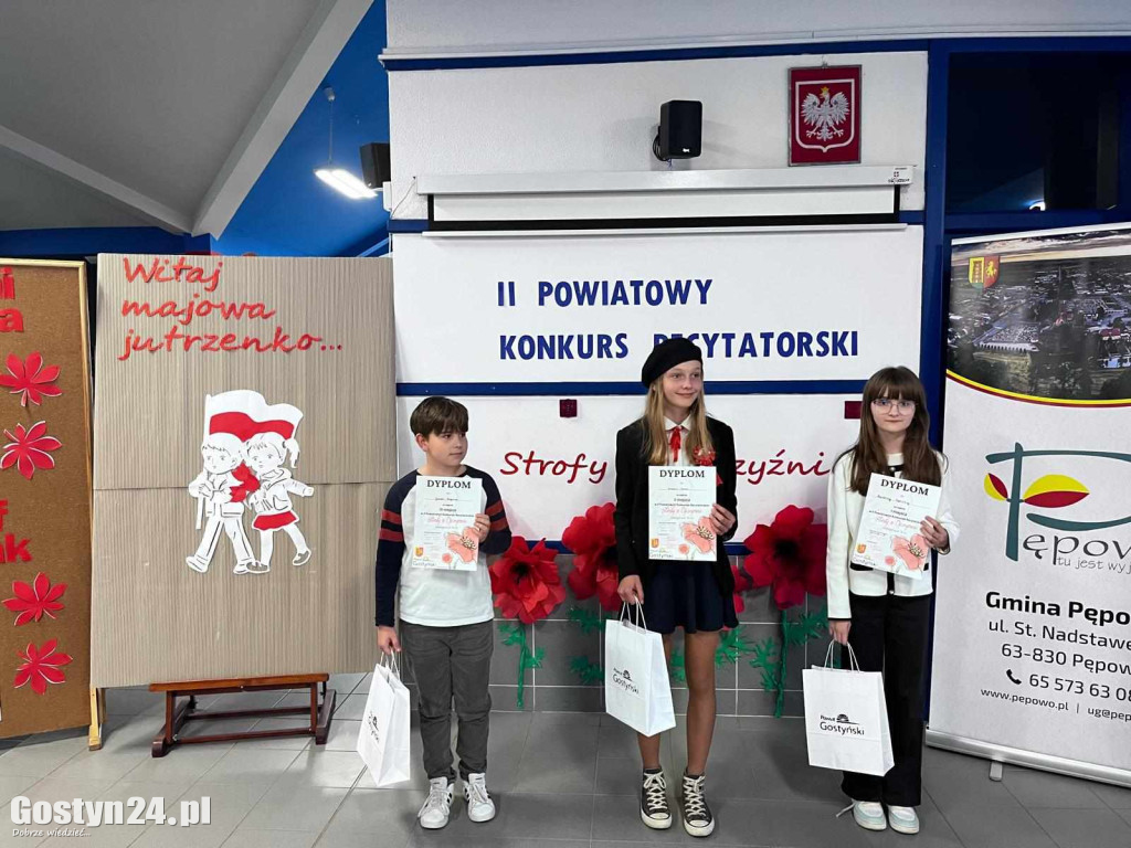 II Powiatowy Konkurs recytatorski w SP Skoraszewice