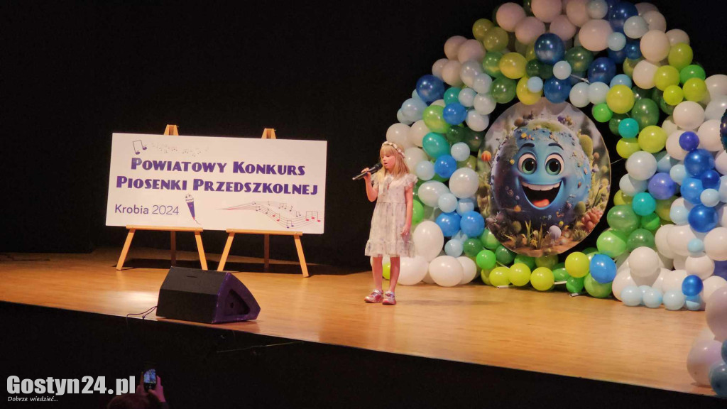 Powiatowy Konkurs Piosenki Przedszkolnej w Krobi