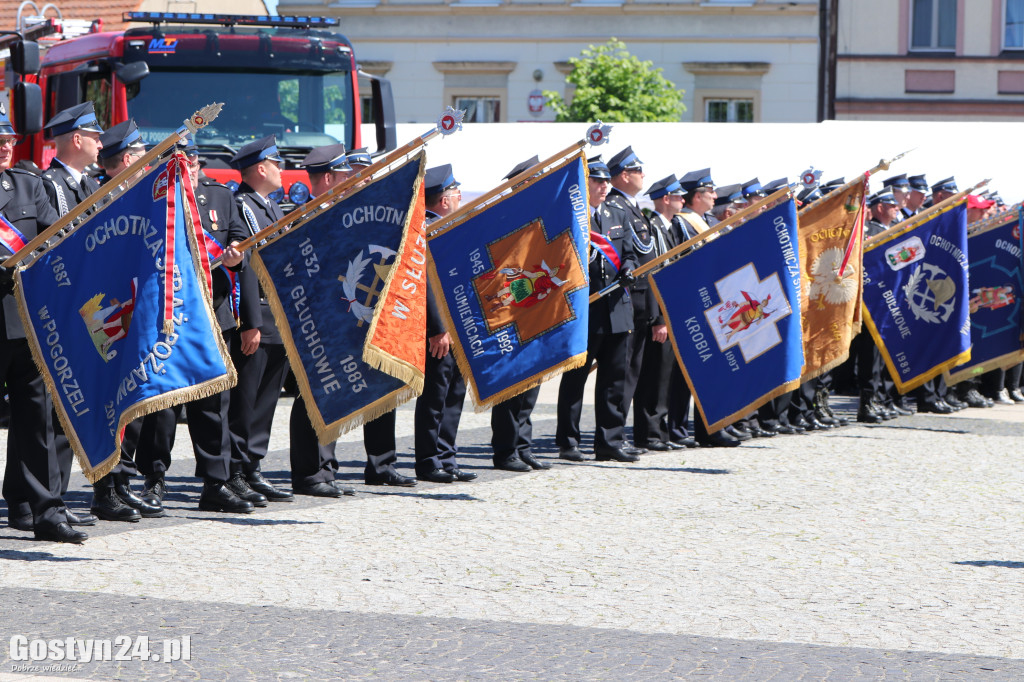 Powiatowe obchody Dnia Strażaka w Pogorzeli