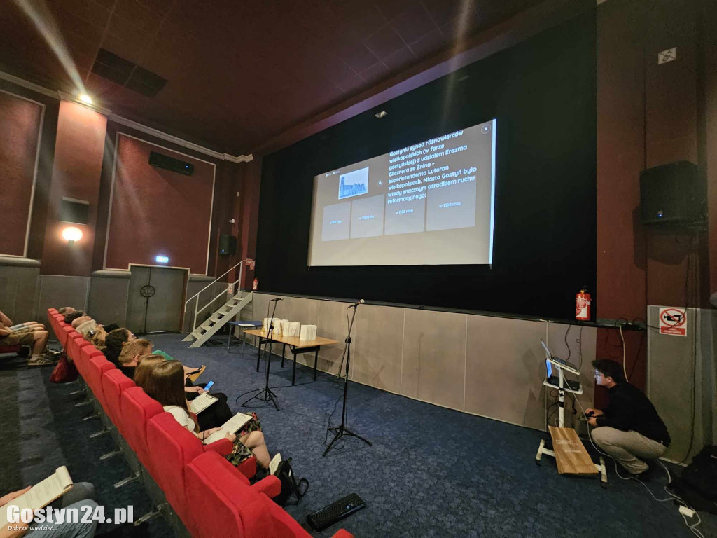 Konkurs wiedzy o historii Gostynia w kinie
