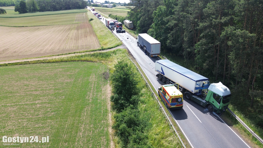Koszmarny wypadek pomiędzy Stężycą a Bielewem