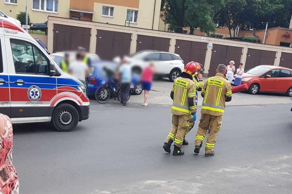 Dramatyczna akcja ratunkowa na gostyńskim osiedlu