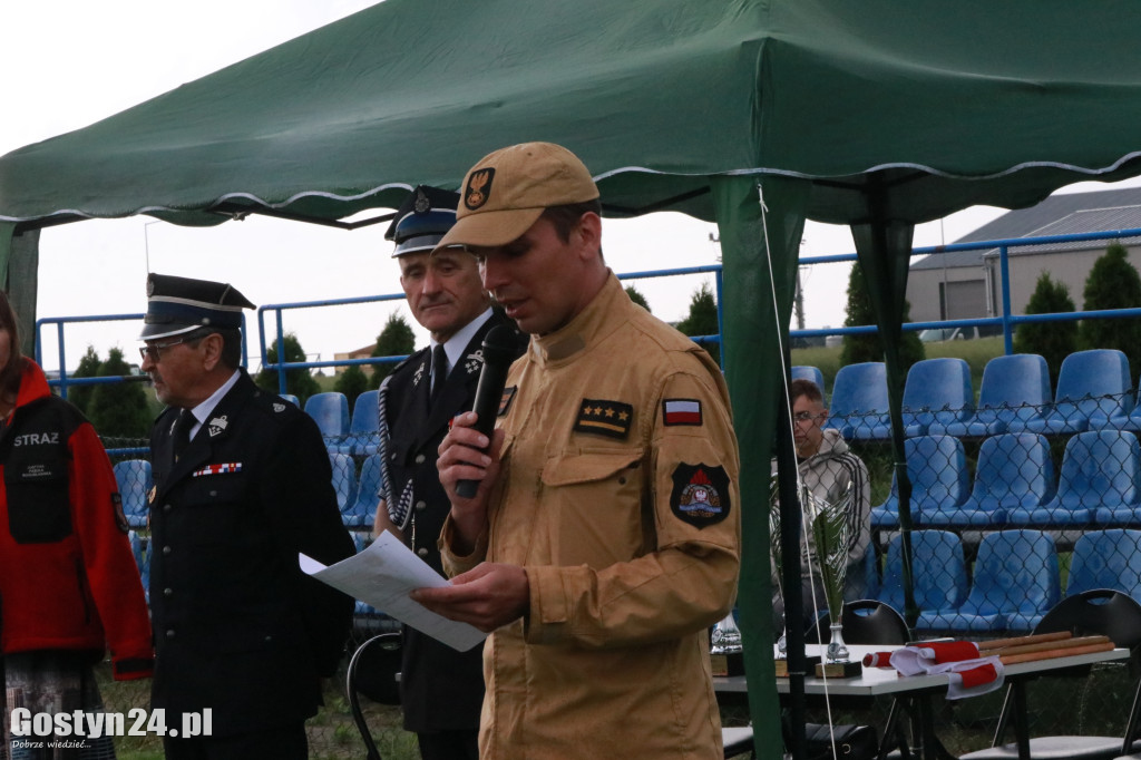 Zawody OSP na stadionie w Pogorzeli