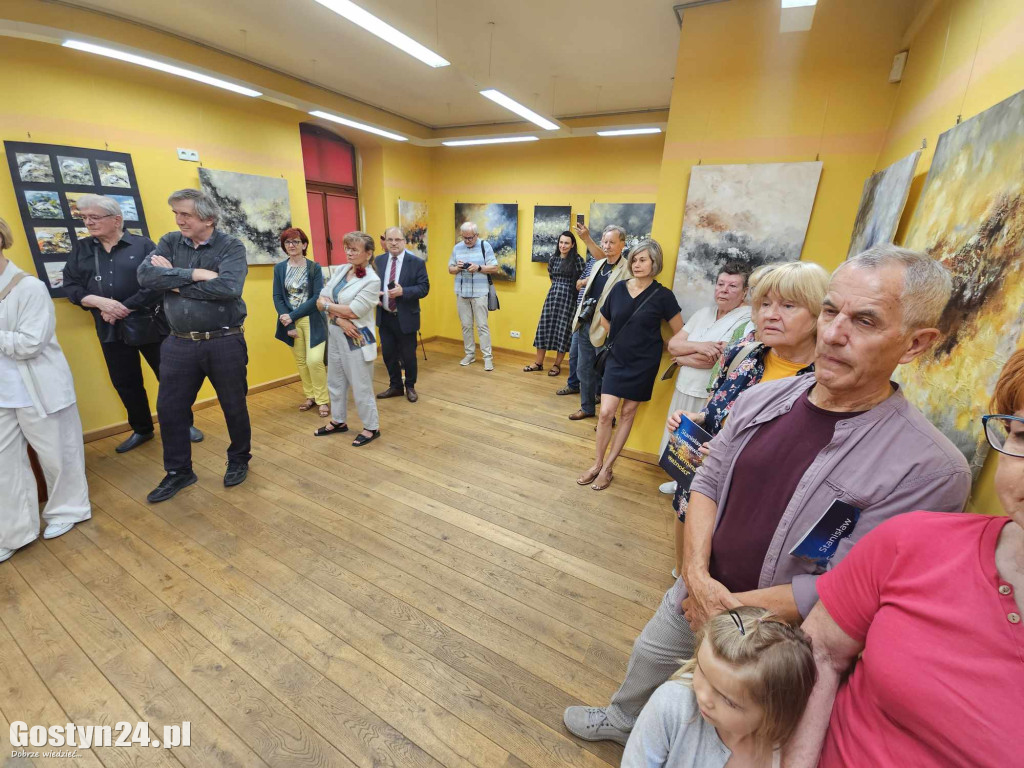 Wernisaż Stanisława Szymkiewicza w gostyńskim muzeum