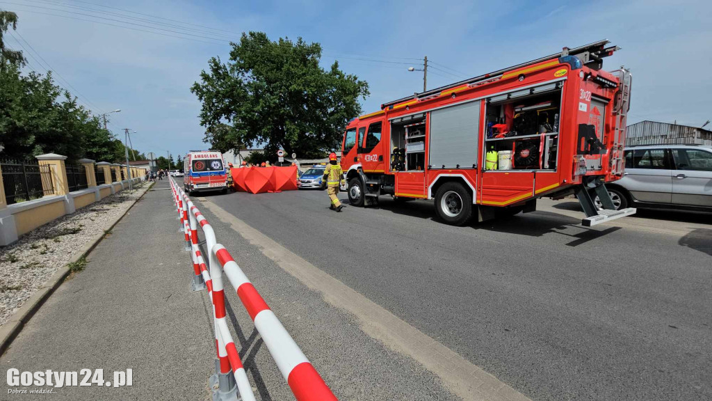 Wypadek na skrzyżowaniu w Karolewie