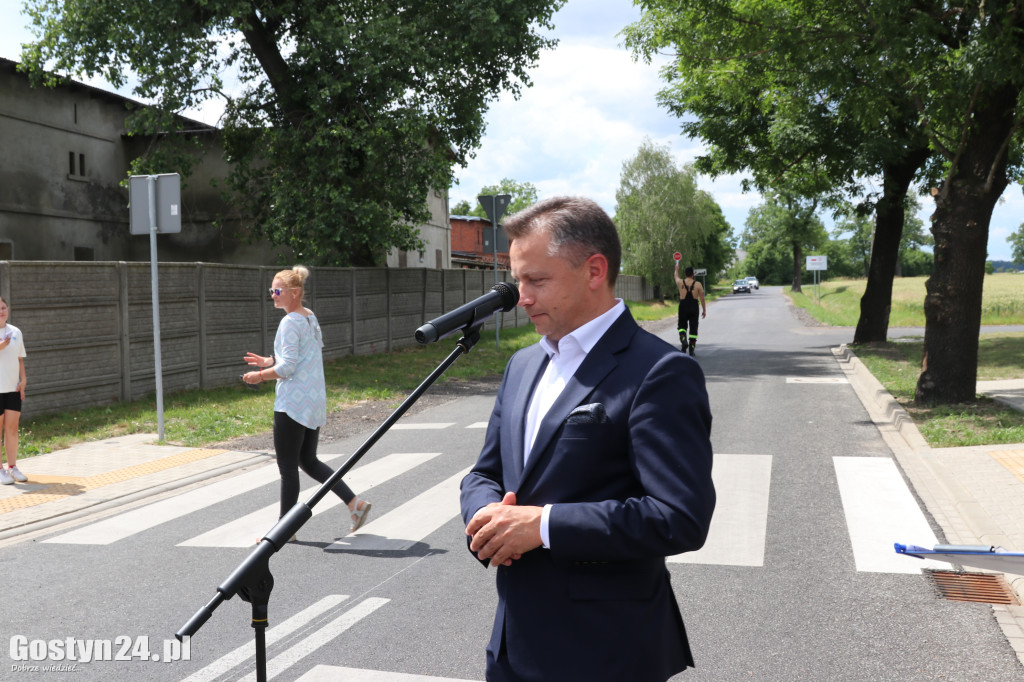 Otwarcie wyremontowane drogi w Babkowicach