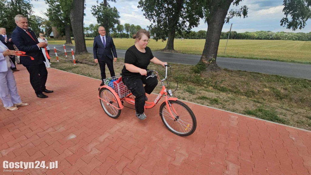 Otwarcie nowej ścieżki rowerowej w Pępowie