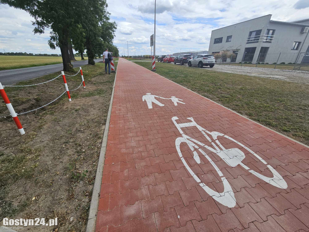 Otwarcie nowej ścieżki rowerowej w Pępowie