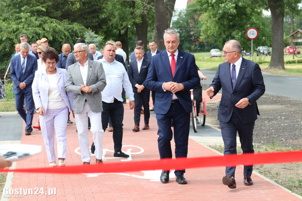 Otwarcie nowej ścieżki rowerowej w Pępowie