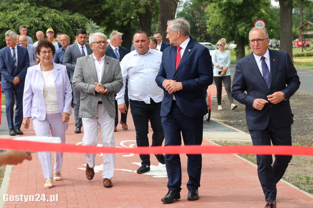 Otwarcie nowej ścieżki rowerowej w Pępowie