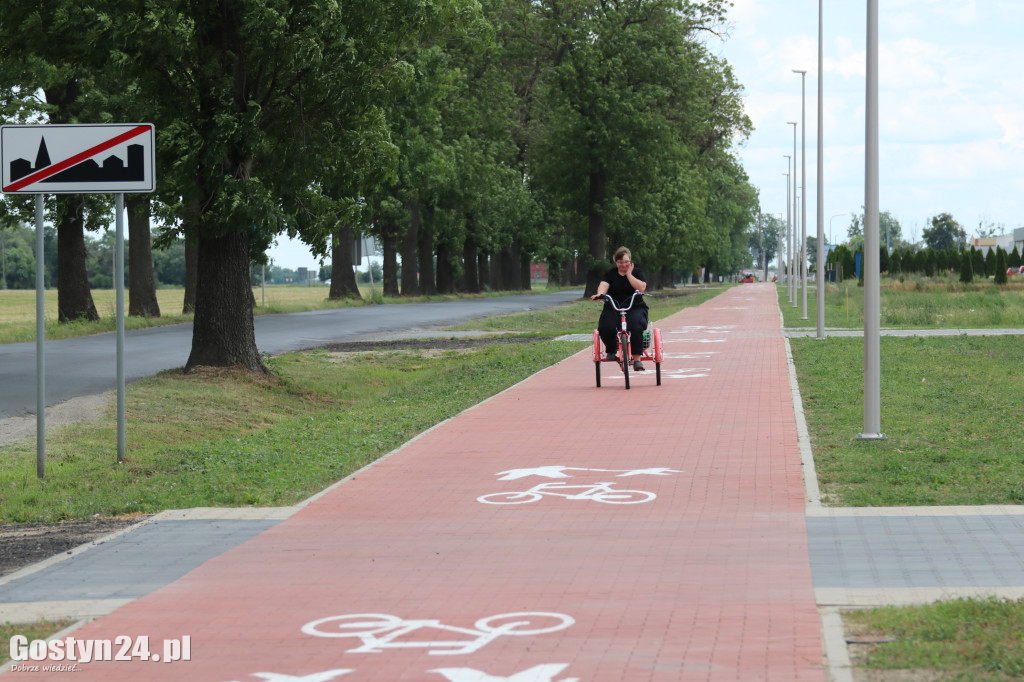 Otwarcie nowej ścieżki rowerowej w Pępowie