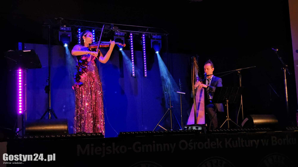 Koncert Michała Zatora i Barbary Szelągiewicz w Borku Wlkp.