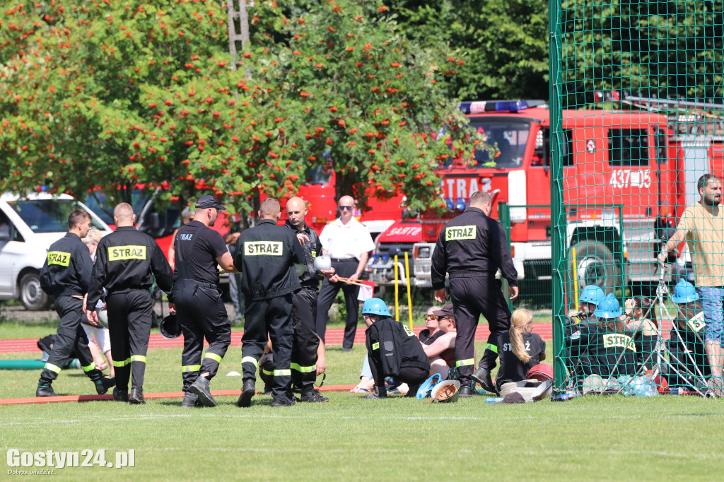 Zawody OSP na stadionie w Borku Wlkp.