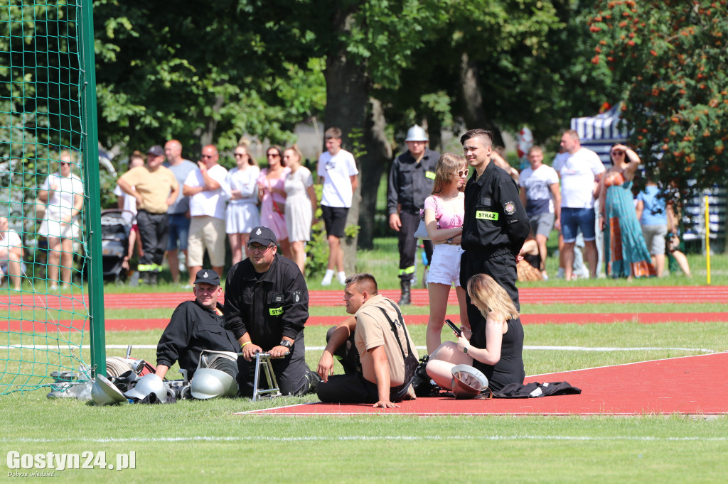 Zawody OSP na stadionie w Borku Wlkp.