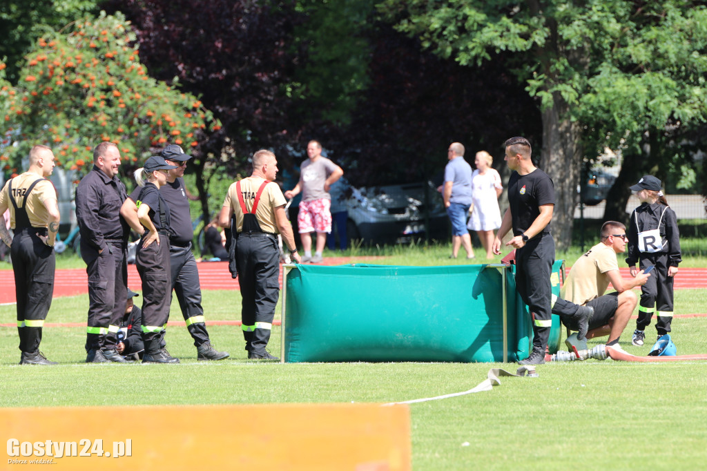 Zawody OSP na stadionie w Borku Wlkp.