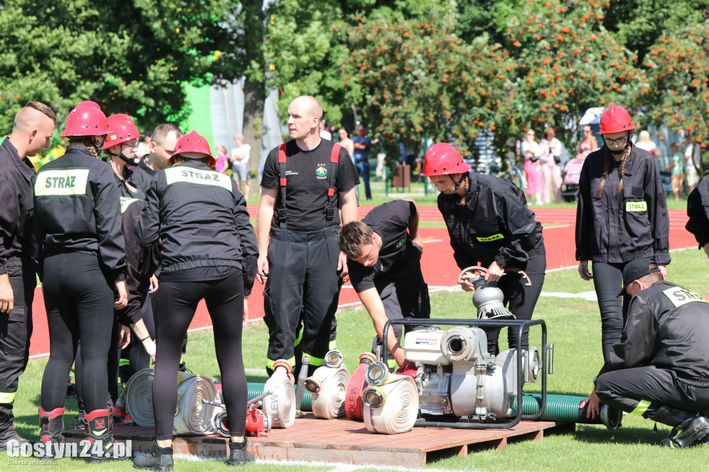 Zawody OSP na stadionie w Borku Wlkp.