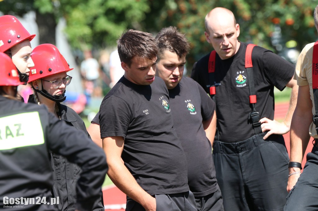 Zawody OSP na stadionie w Borku Wlkp.