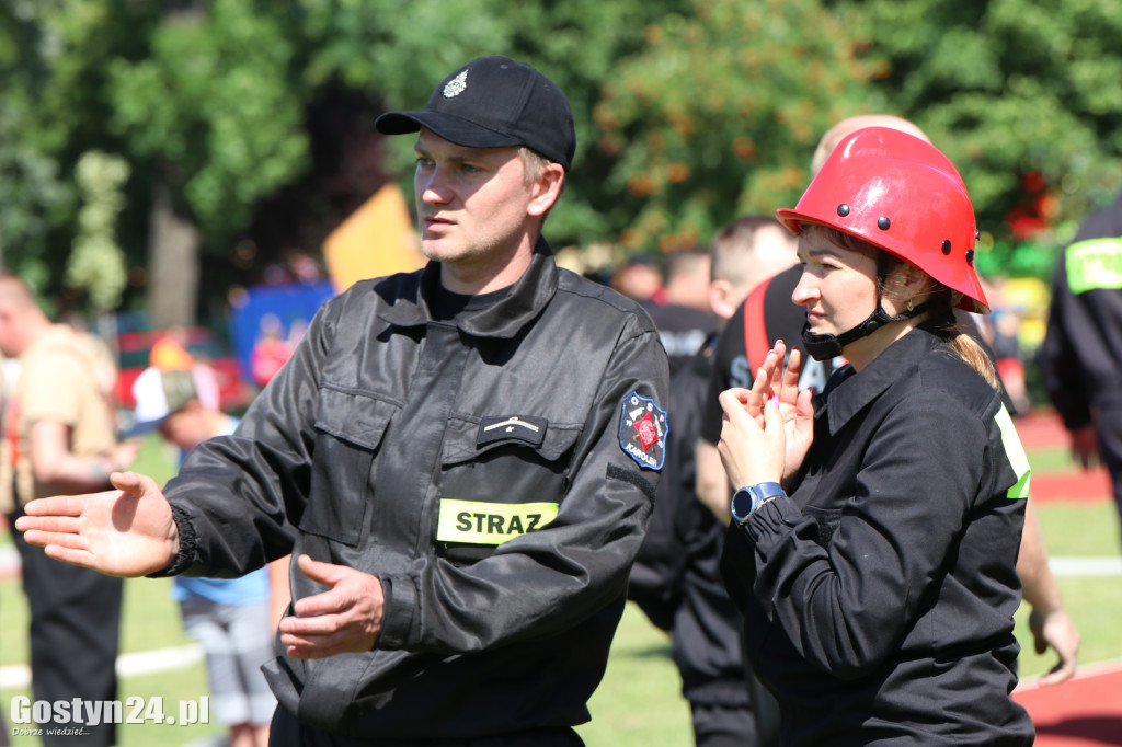 Zawody OSP na stadionie w Borku Wlkp.