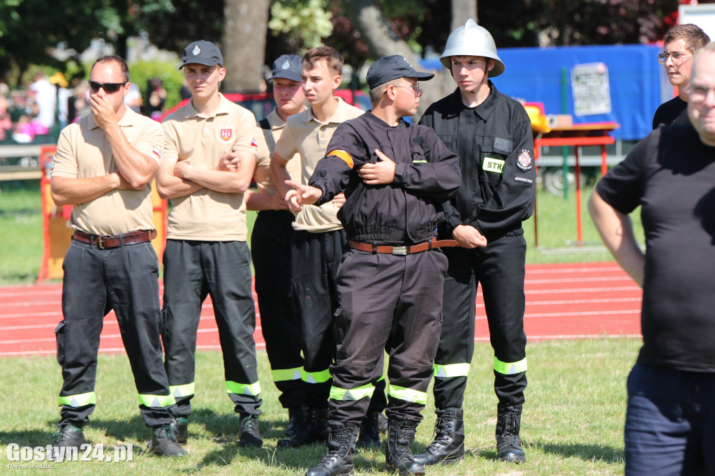 Zawody OSP na stadionie w Borku Wlkp.