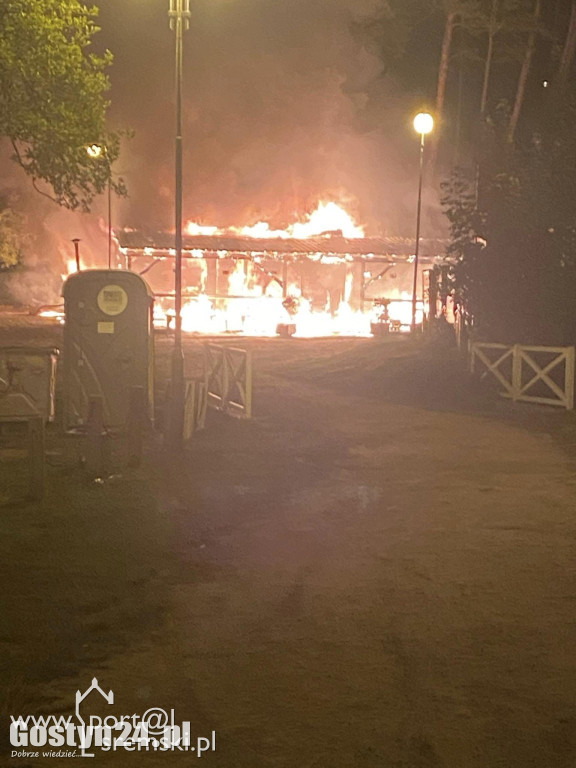 Pożar baru w miejscowości Jarosławki
