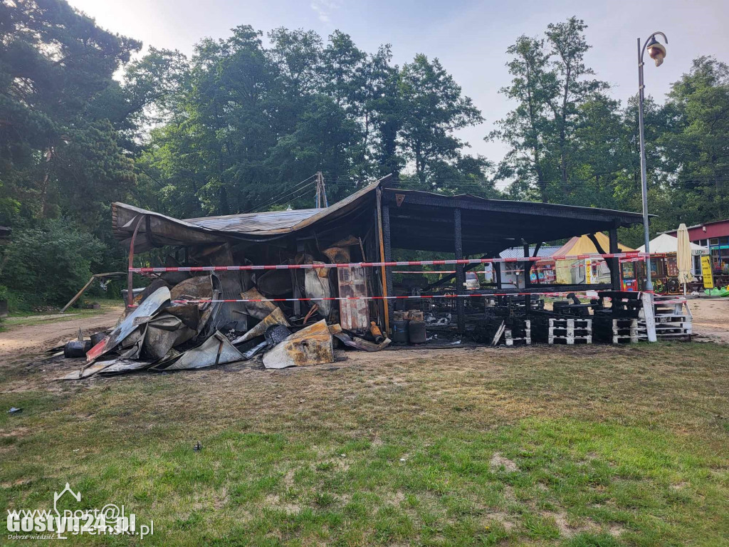 Pożar baru w miejscowości Jarosławki