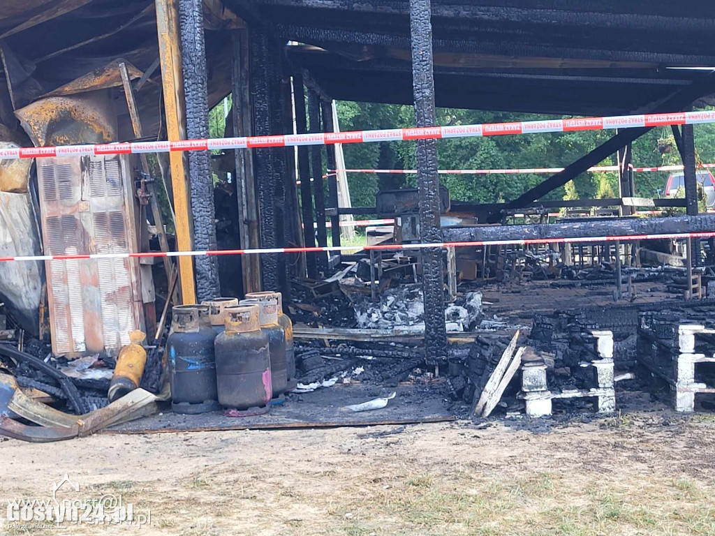 Pożar baru w miejscowości Jarosławki