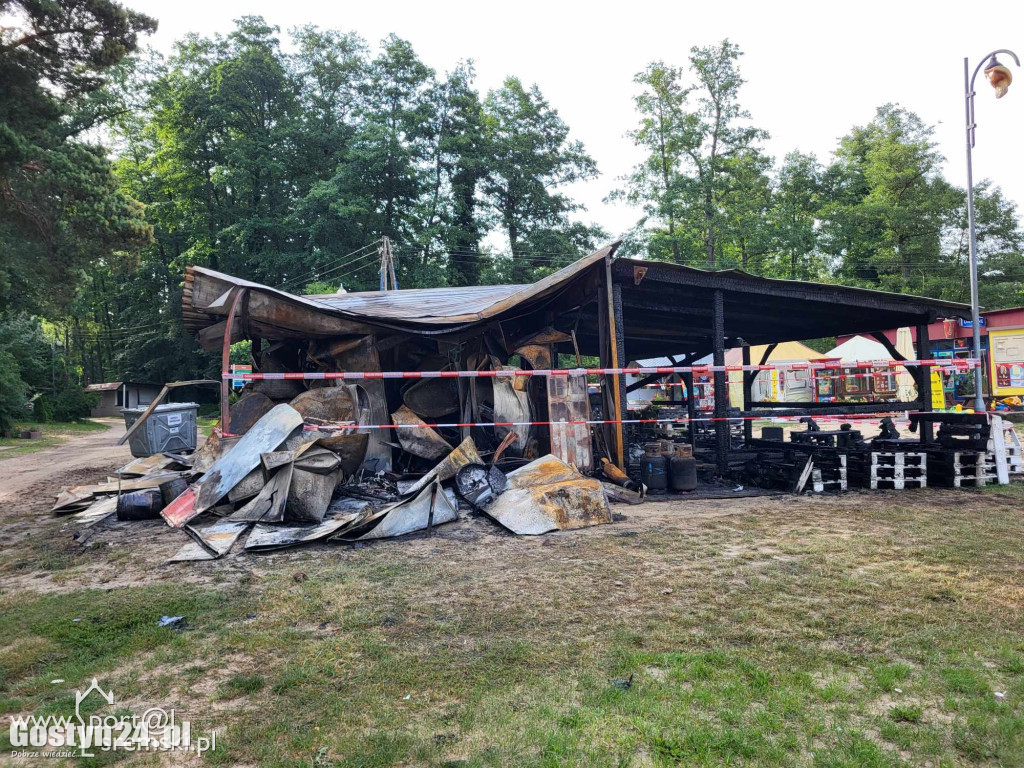 Pożar baru w miejscowości Jarosławki