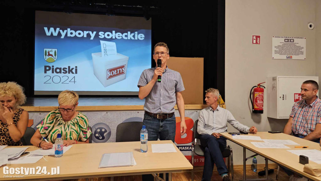 Zmienił się sołtys w Piaskach. Został nim Paweł Jakuszek