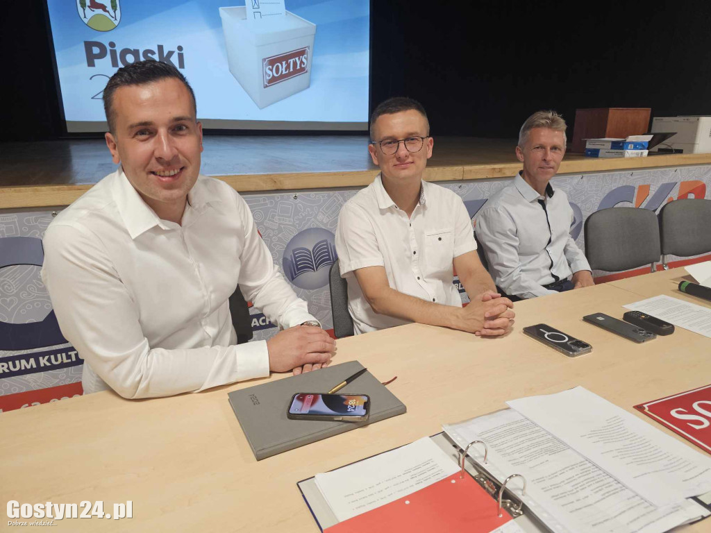 Zmienił się sołtys w Piaskach. Został nim Paweł Jakuszek