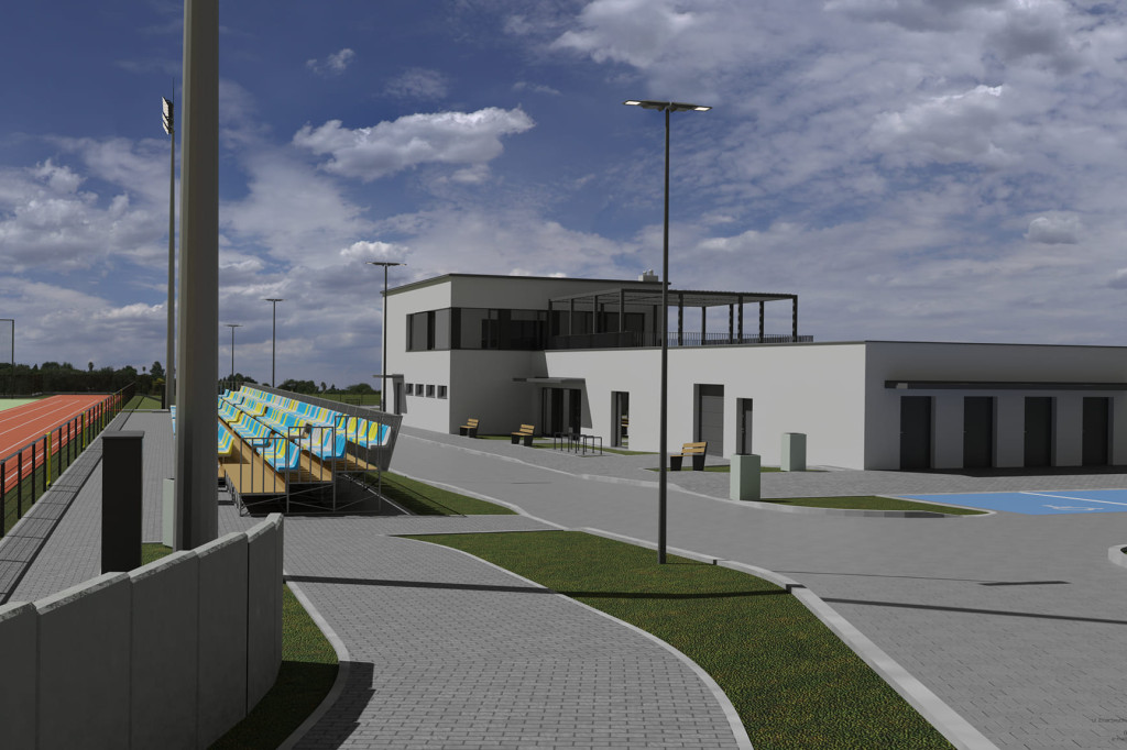 Tak wygląda projekt nowego stadionu w Krobi