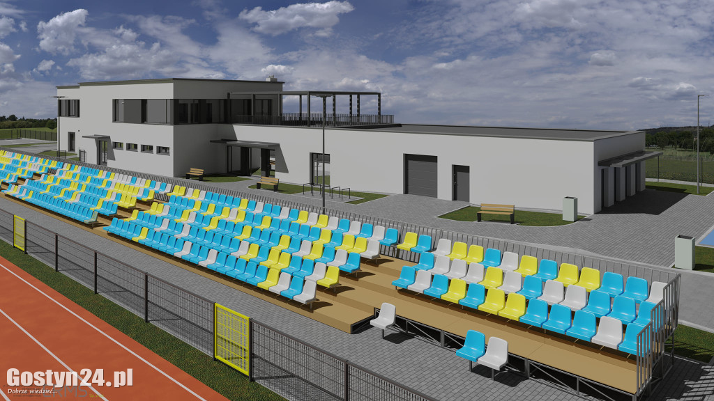 Tak wygląda projekt nowego stadionu w Krobi