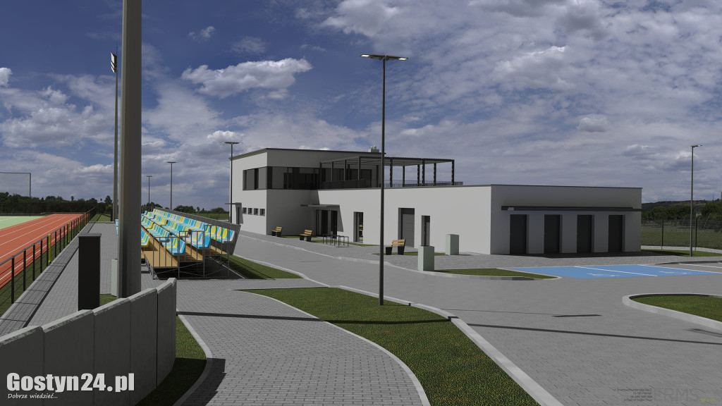 Tak wygląda projekt nowego stadionu w Krobi