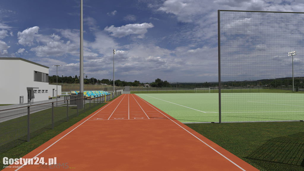 Tak wygląda projekt nowego stadionu w Krobi