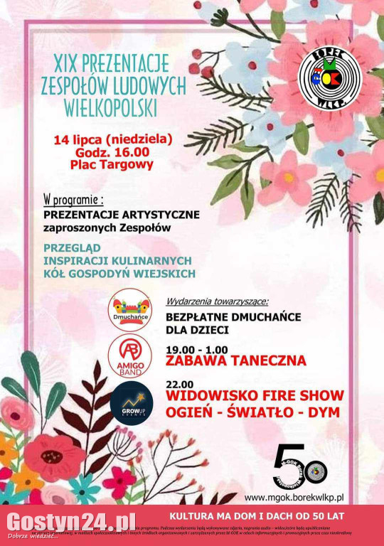 Imprezy w powiecie gostyńskim 12-14 lipca