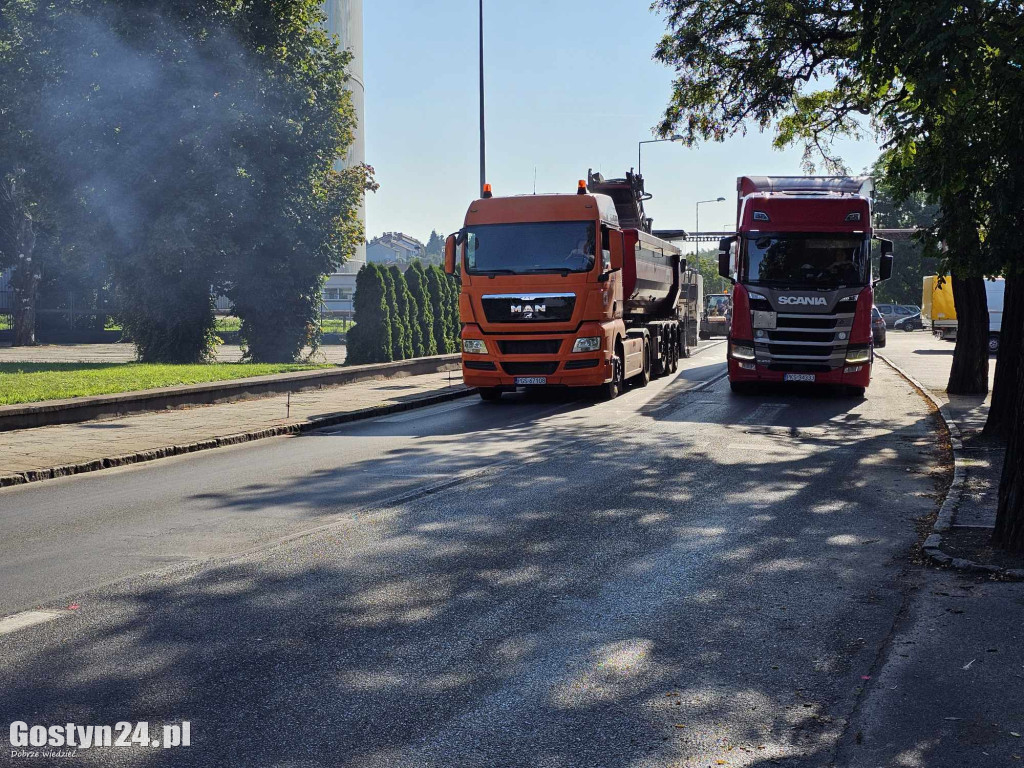 Remont ul. Fabrycznej w Gostyniu