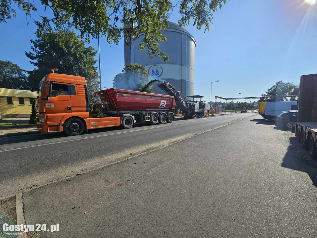 Remont ul. Fabrycznej w Gostyniu
