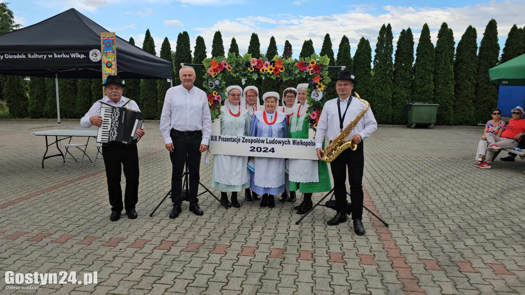 Prezentacje zespołów ludowych w Borku Wlkp.