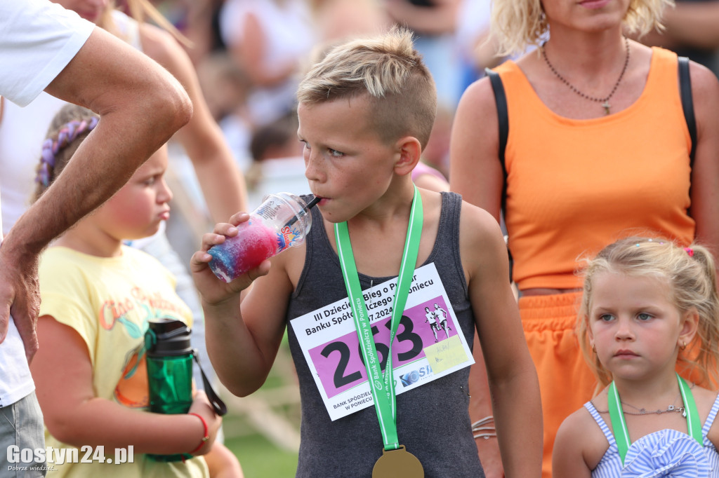 Trzeci Dziecięcy Bieg o Puchar Banku Spółdzielczego w Poniecu