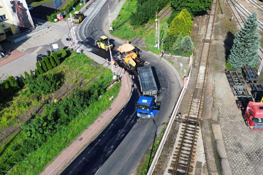 Remont ul. Fabrycznej i wymiana słupów na ul. Nad Kanią w Gostyniu