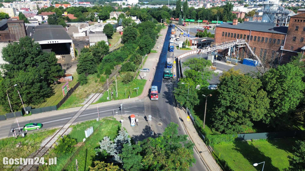 Remont ul. Fabrycznej i wymiana słupów na ul. Nad Kanią w Gostyniu